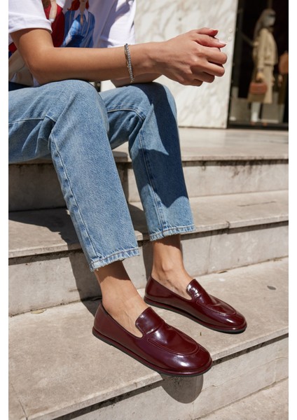 Rubles Kadin Bordo Rugan Yeni Nesil Babet