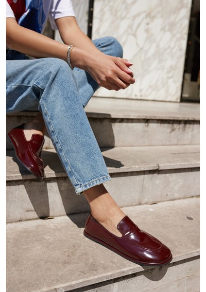 Rubles Kadin Bordo Rugan Yeni Nesil Babet modelleri