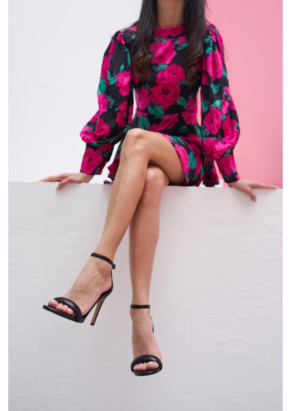 Bucky Kadın Siyah Topuklu Sandalet fiyatları