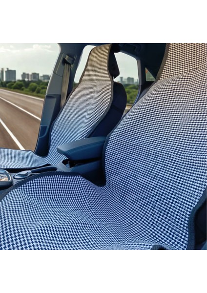 Fiat Fiorino Uyumlu Siyah Kilim Tipi Terletmez Koltuk Kılıfı 2+1 Ultra Konfor Seti modelleri