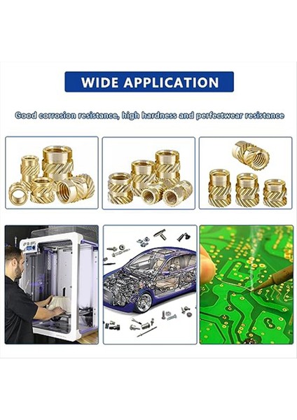 M2 M3 Dişli Ekler Plastik Termoset Pirinç Ekler 3D Baskılı Enjeksiyon Kalıp Pres Ipli Somunlar (Yurt Dışından) indirimleri
