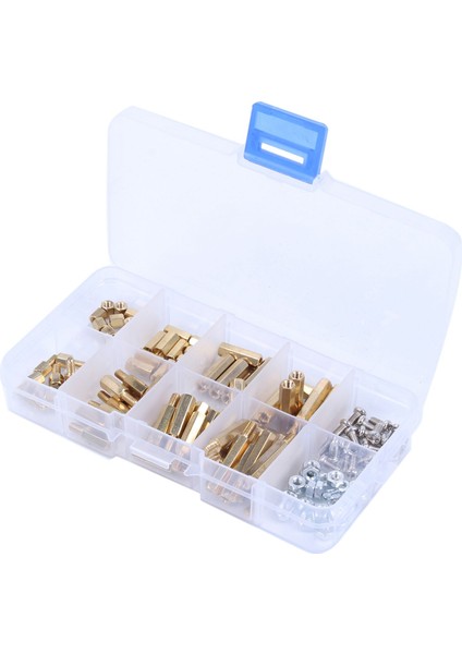 M3 Erkek-Female Hex Pirinç Standoff Cıvata Vidalı Somun Anakart Çiftlik Kiti Mount 120PCS (Yurt Dışından)