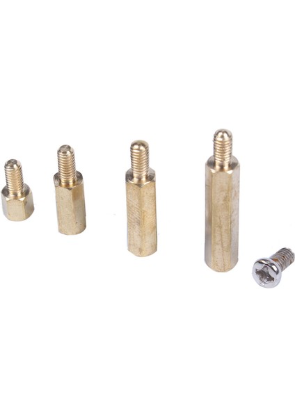 M3 Erkek-Female Hex Pirinç Standoff Cıvata Vidalı Somun Anakart Çiftlik Kiti Mount 120PCS (Yurt Dışından) indirimleri