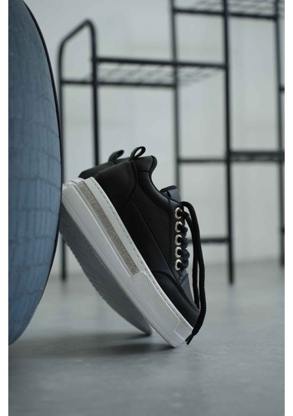 Modaserdem Alice Siyah Kadın Gizli Topuklu Sneaker modelleri