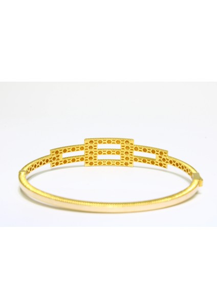 14 Ayar Altın Ajda Model 3 Sıralı Kaburga Kelepçe Bilezik 7.81 gr modelleri