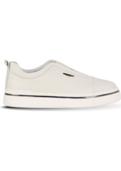 Krem Bambi Deri Erkek Günlük Ayakkabı 34MA26907 34MA26907