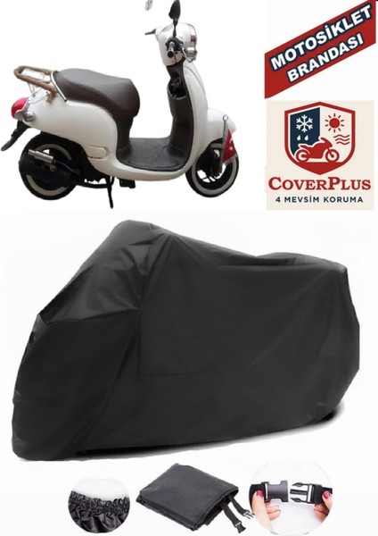 Motoran Wino 80 Siyah Motorsiket Brandası Motor Örtüsü Çadır Su Geçirmez Motosiklet Kılıfı Motor Brandası