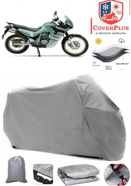 Honda Xl 600 Transalp Gri Motorsiket Brandası Motor Örtüsü Çadır Su Geçirmez Motosiklet Kılıfı Motor Brandası