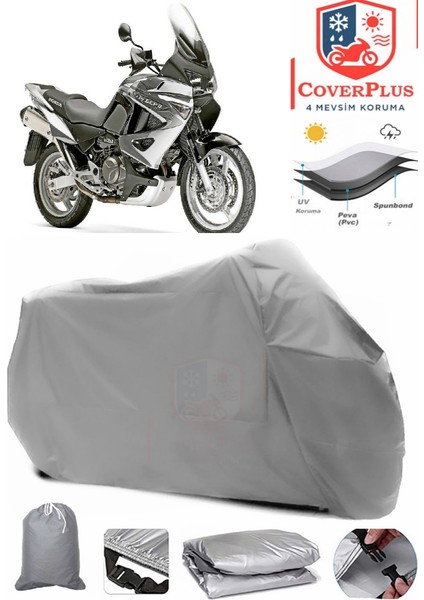 Honda Xl 1000V Varadero Motor Brandası Gri Motorsiket Brandası Motor Örtüsü Çadır Su Geçirmez Motosiklet Kılıfı Motor Brandası