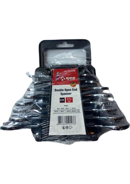 Rıco 020-RC8008 Açık Ağızlı Anahtar Seti 8 Parça