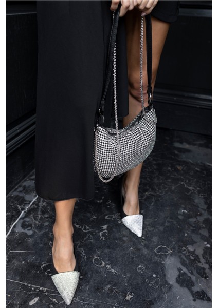 Silverıa Kadın Gumus Gercek Taş Çanta modelleri