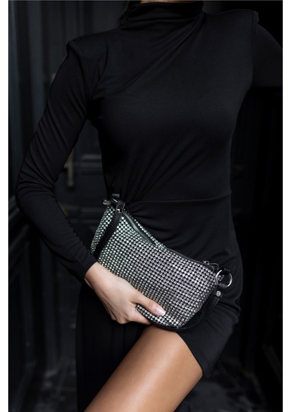 Silverıa Kadın Gumus Gercek Taş Çanta