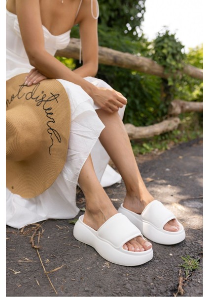 Mcgine Kadın Taba 5 cm Taban Yukseklık Plaj-Gunluk Kullanıma Uygun Eva Terlık