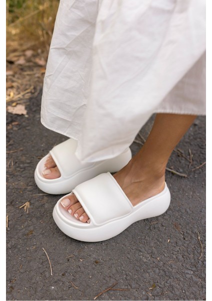 Mcgine Kadın Taba 5 cm Taban Yukseklık Plaj-Gunluk Kullanıma Uygun Eva Terlık
