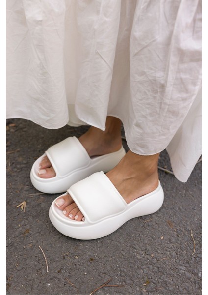 Mcgine Kadın Taba 5 cm Taban Yukseklık Plaj-Gunluk Kullanıma Uygun Eva Terlık