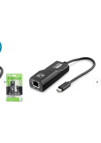 Hadron HDX5273 Type-C 3.0 Ethernet Çevirici Adaptör 10-100-1000 Mbps