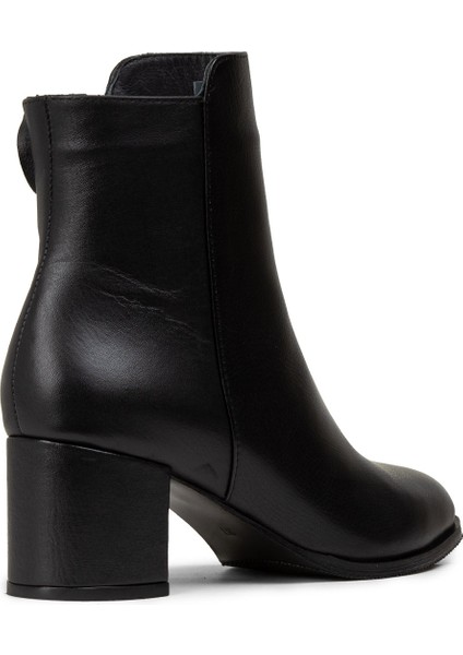 Kadın Hakiki Deri Siyah Fermuarlı Bot - A5810ZSYHC01 fiyatları