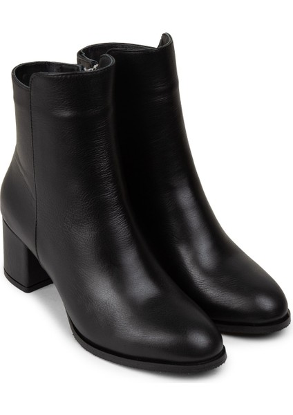 Kadın Hakiki Deri Siyah Fermuarlı Bot - A5810ZSYHC01 modelleri
