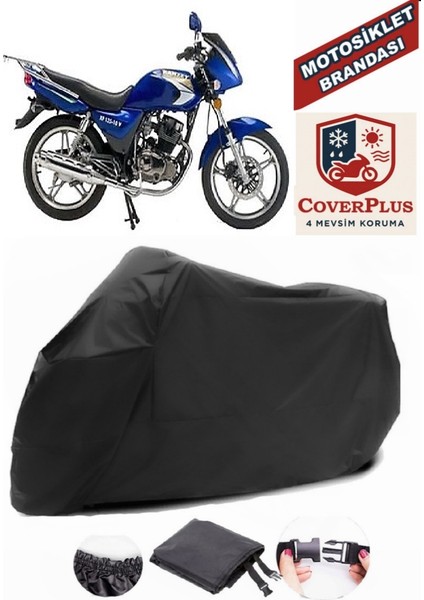 Ramzey Velocity 100 Siyah Motorsiket Brandası Motor Örtüsü Çadır Su Geçirmez Motosiklet Kılıfı Motor Brandası