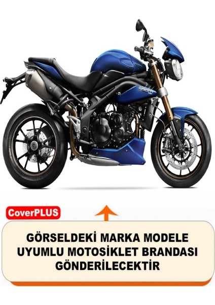 Triumph Speed Triple R Siyah Motorsiket Brandası Motor Örtüsü Çadır Su Geçirmez Motosiklet Kılıfı Motor Brandası fiyatları
