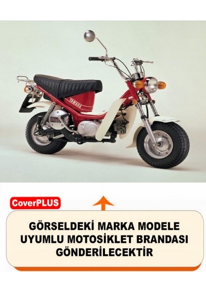 Yamaha Lb 70 Chappy Arka Çanta Uyumlu (Gri) Motorsiket Brandası Motor Örtüsü Çadır Su Geçirmez Motosiklet Kılıfı Motor Brandası fiyatları