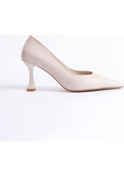 Modaserdem Cordelia Kadın Mat Bej Stiletto fırsatları