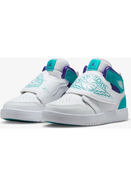 Jordan Sky 1 Çocuk Beyaz Spor Ayakkabı (Darkalıp) BQ7197-105 modelleri