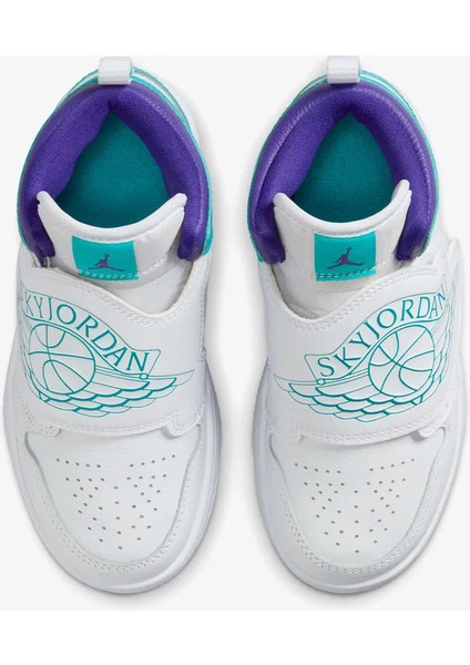 Jordan Sky 1 Çocuk Beyaz Spor Ayakkabı (Darkalıp) BQ7197-105 indirimleri