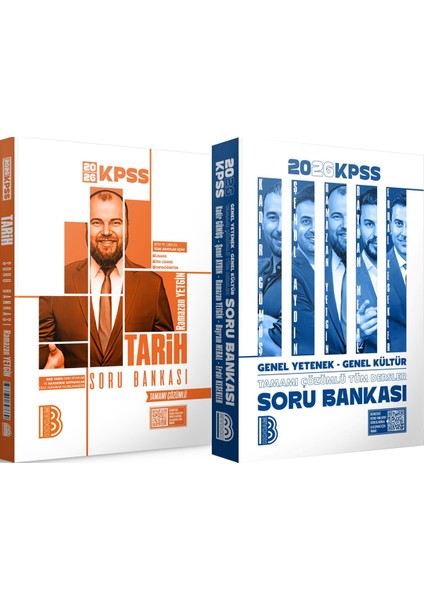 2026 Kpss Tüm Dersler Tamamı Çözümlü Soru Bankası - 2026 Kpss Tarih Tamamı Çözümlü Soru Bankası