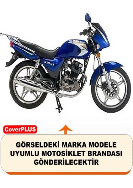 Ramzey Xf 125 10-V Arka Çanta Uyumlu (Gri) Motorsiket Brandası Motor Örtüsü Çadır Su Geçirmez Motosiklet Kılıfı Motor Brandası fiyatları