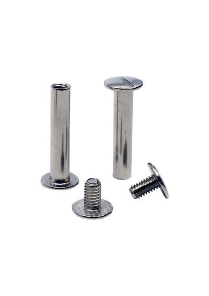 Cilt Menü, Katalog, Kartela Vidası, 20 mm - Nikel, 100 Adet fiyatları