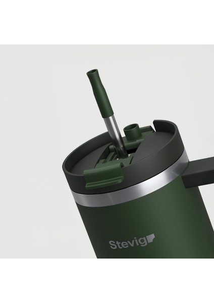 2 Moods Tuck-In Tumbler Sızdırmaz Çelik Termos 900 ml Green ST-237 fırsatları