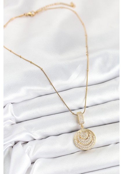 316L Çelik Zirkon Taşlı Çember Model Gold Renk Kadın Ke fiyatları