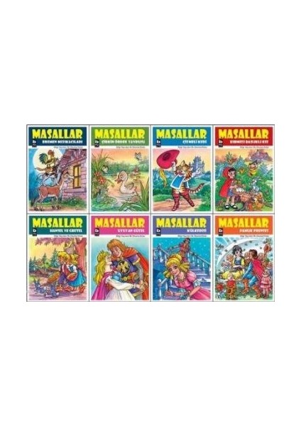 Ilk Okuma Dizisi Masallar (8 Kitap)