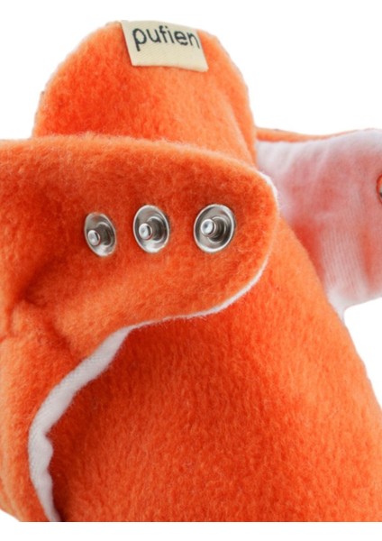 Turuncu, Organik Pamuk Astarlı, Bebek Pandufu, Kaydırmaz Tabanlı Ilk Adım Ev Patiği