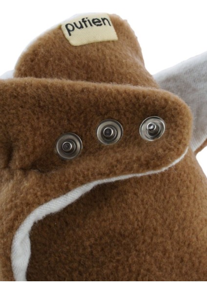 Kahverengi, Organik Pamuk Astarlı, Bebek Pandufu, Kaydırmaz Tabanlı Ilk Adım Ev Patiği