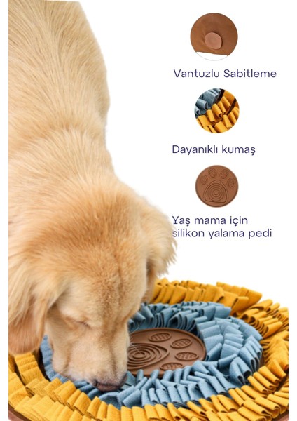 Vantuzlu Snuffle Mat | Snuffle ve Yalama Egzersizi Bir Arada! modelleri