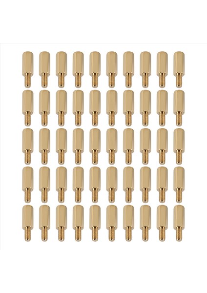 50 Pcs M3 Erkek x M3 Dişi 11MM Uzunluğunda Pirinç Vidalı Iplik Pcb Stand-Off (Yurt Dışından) fiyatları