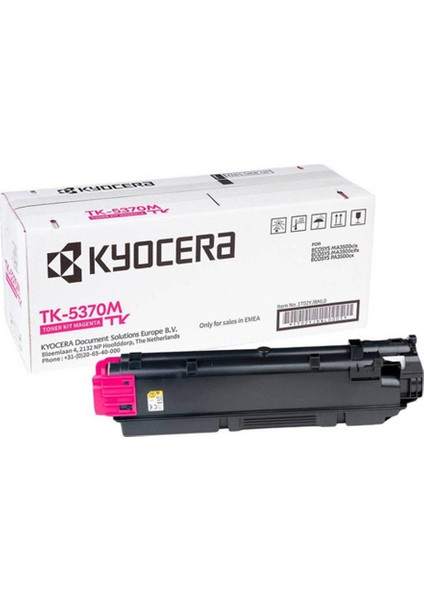 Kyocera TK-5370M Magenta Kırmızı Orjinal Fotokopi Toneri Ecosys MA3500CIX - MA3500CIFX 5.000 Sayfa