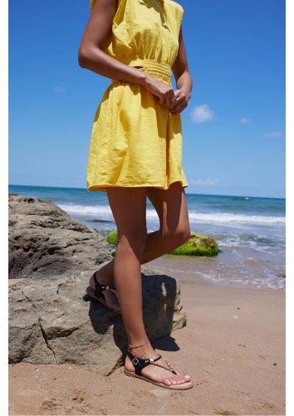 Soprana Kadın Beyaz Gercek Deri Ispanya Uretım Parmak Arası Sandalet fiyatları