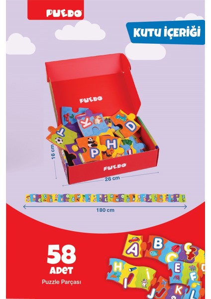 Türkçe Alfabe Puzzle modelleri