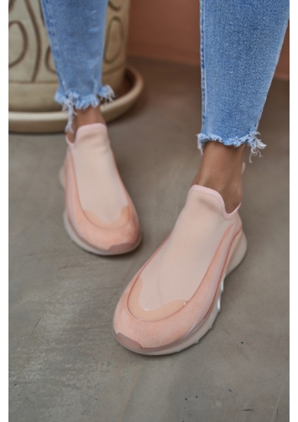 Calole Kadın Kavun Turuncu Airtaban Detay Sneakers Ayakkabi fırsatları