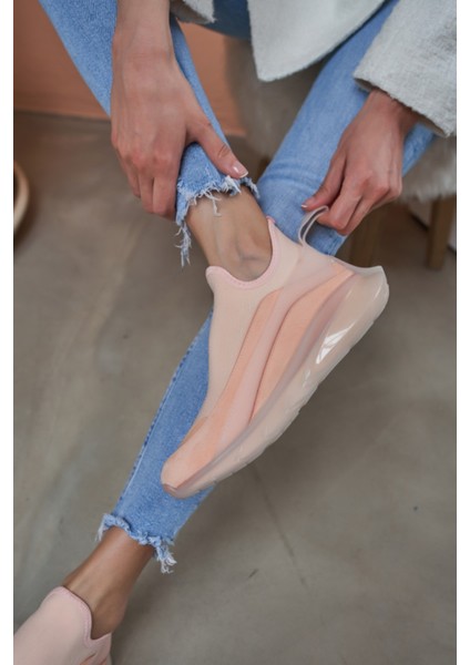 Calole Kadın Kavun Turuncu Airtaban Detay Sneakers Ayakkabi indirimleri