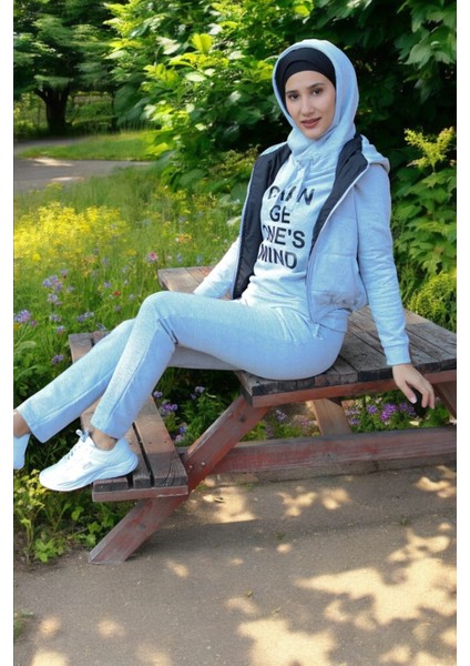 Kışlık Günlük Sevgili Kombini Üçlü Kadın Takım