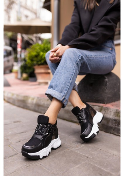 Ripa Kadin Siyah Dolgu Topuk Sneaker fırsatları