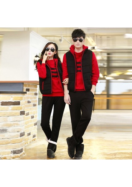 Günlük Kışlık Sevgili Eşofman Tekli Kadın Takım