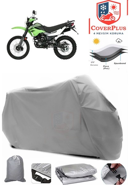 Mondial X-Treme Max 150 Gri Motorsiket Brandası Motor Örtüsü Çadır Su Geçirmez Motosiklet Kılıfı Motor Brandası