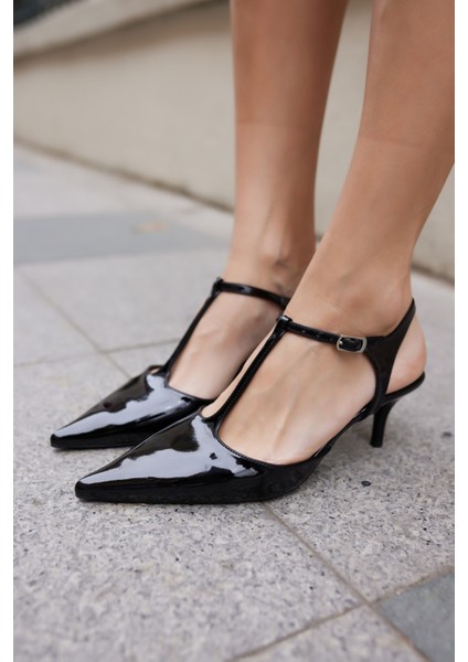 Matteo Kadın Vızon Rugan Topuklu Ayakkabi indirimleri