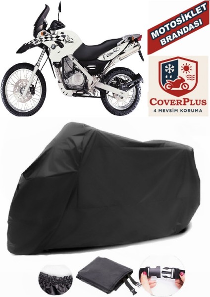 Bmw F 650 Gs Dakar Siyah Motorsiket Brandası Motor Örtüsü Çadır Su Geçirmez Motosiklet Kılıfı Motor Brandası