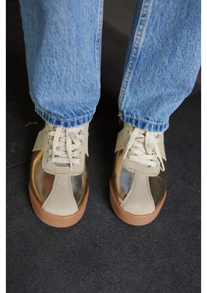 April Kadın Altın Bagcıklı Sneaker indirimleri